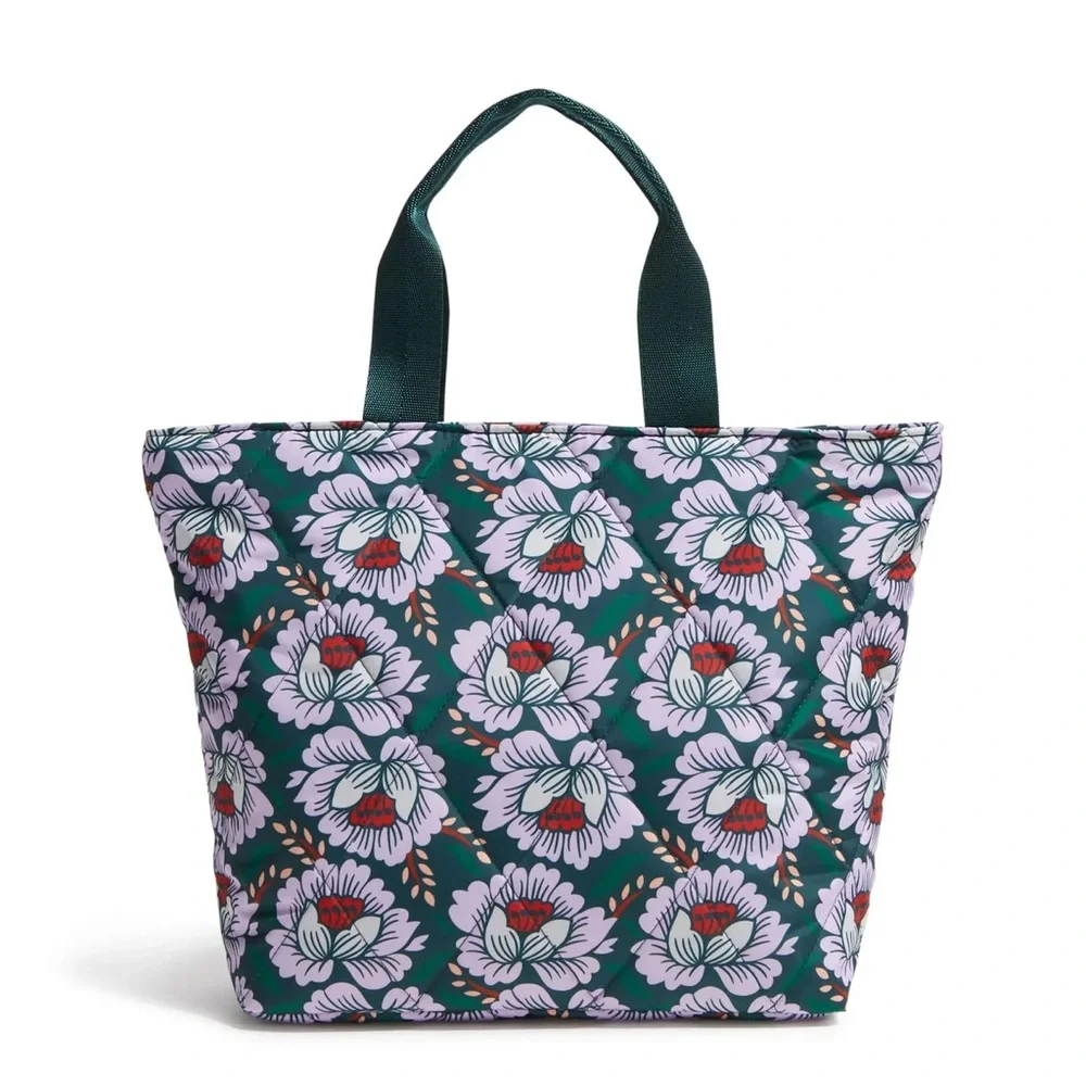 {Vera Bradley} Essential Large Backpack, Lunch Tote, & Tumbler in Lotus Sea Moss